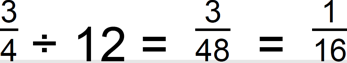 Divide Fractions by Whole Numbers