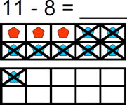 Subtraction with 10 Frames