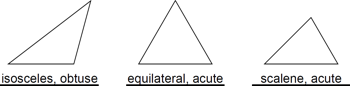 Identifying Types of Triangles
